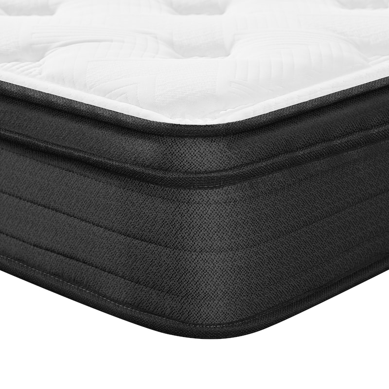 Medium Firm Mattress 10 Inch Hybrid Mattress Individually Pocketed Innerspring（Twin/Full/Queen/King）