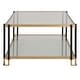 preview thumbnail 5 of 4, Uttermost Kentmore Glass Coffee Table - 17"H x 48"W x 30"D