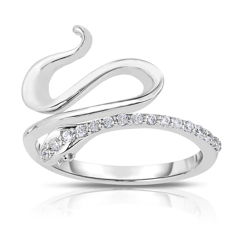 1/5 Cttw Natural Diamond 10KT White Gold Ring - 7
