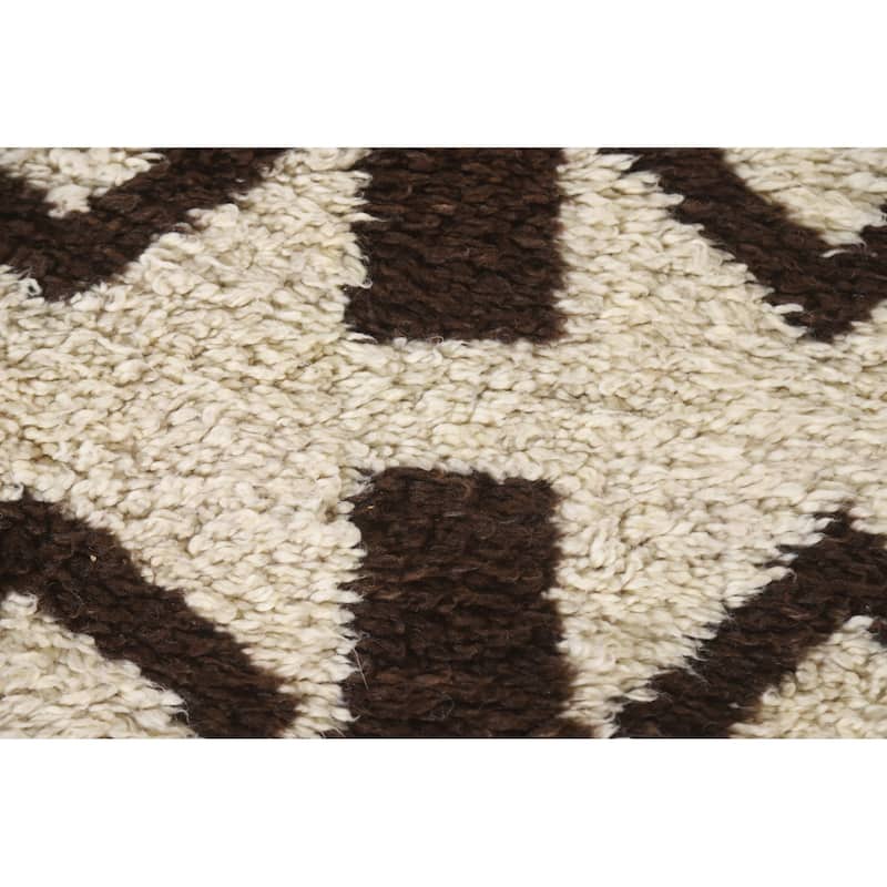 Anatolian Tribal Oriental Runner Rug Hand-knotted Wool Carpet - 3'1"x 12'9"