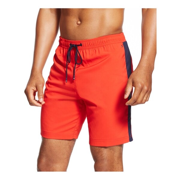 orange athletic shorts mens