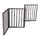 preview thumbnail 7 of 10, Siavonce Free Standing Folding Pet Gate - 73 inch (L) x 1 inches (W) x 24 inches (H).