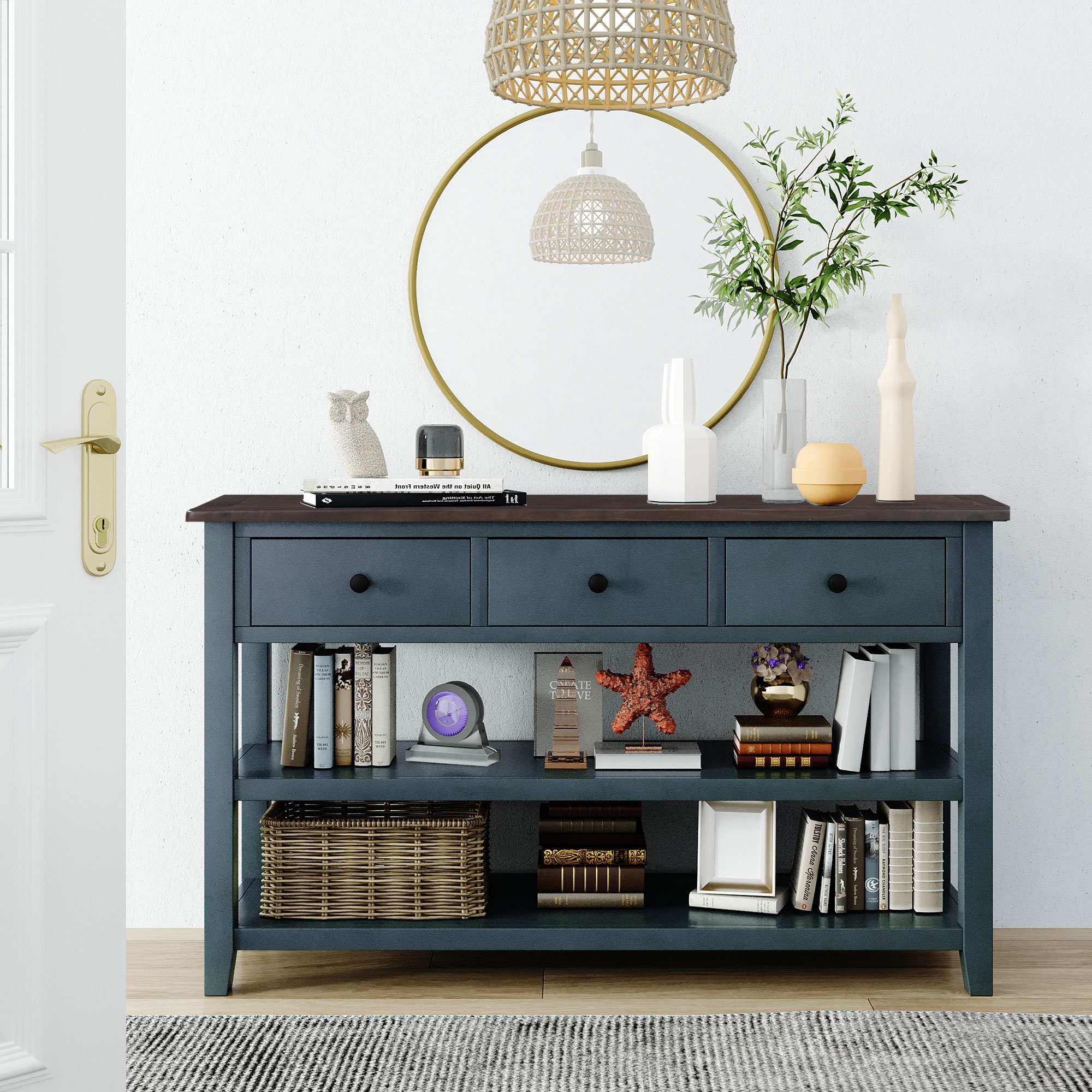 Navy Mid Century Style 50