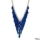 preview thumbnail 5 of 28, Alexa Starr Colored Lucite Bib Necklace Navy
