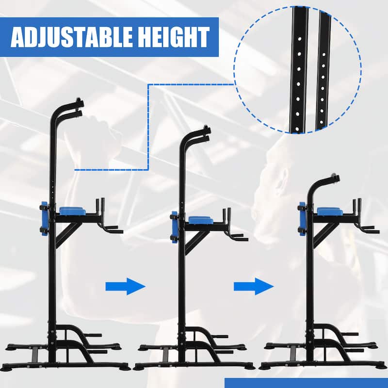 Ainfox Power Tower Exercise Equipment Adjustable Height for Your Home Gym
