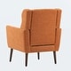 preview thumbnail 20 of 44, Linen Fabric Lounge Wingback Chairs Modern Accent Chair