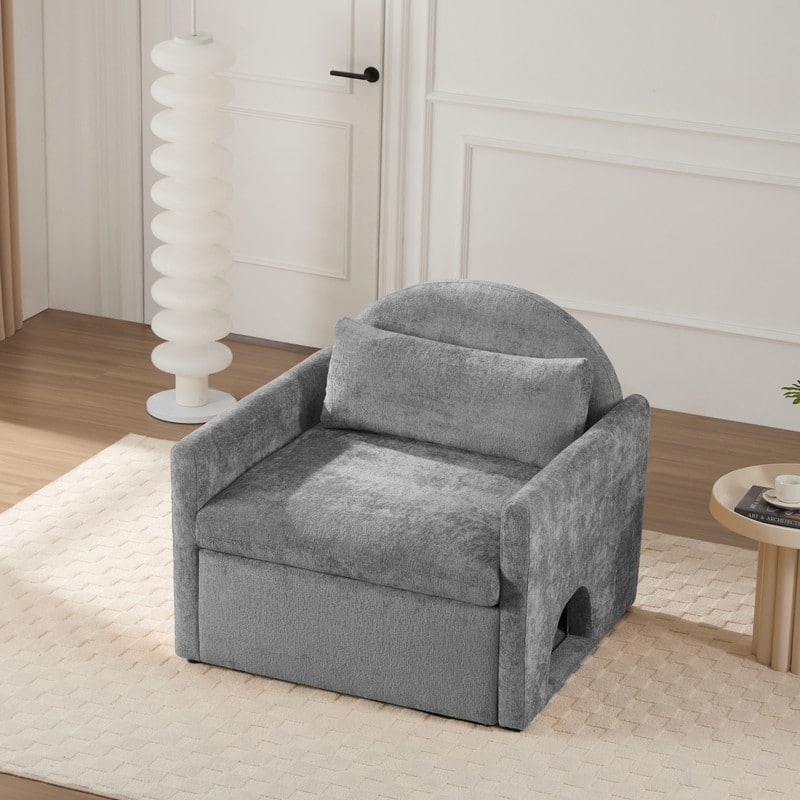 36.20" Chenille Oversized Single Sofa Armchair