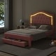 preview thumbnail 2 of 74, Upholstered platform bed