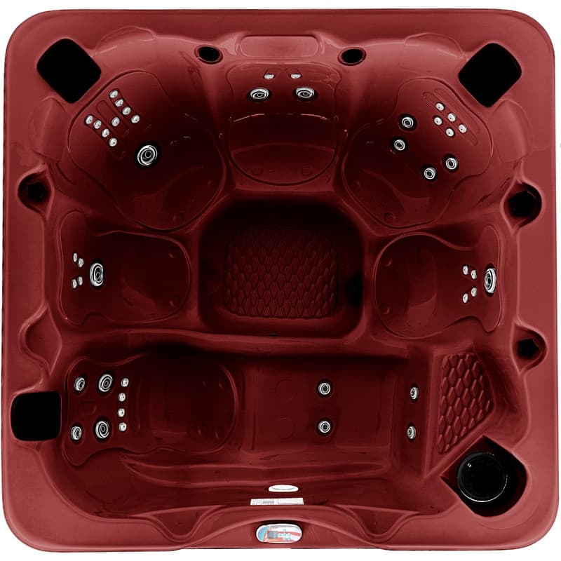 6-Person 45-Jet Premium Acrylic Lounger Spa Standard Hot Tub with Ozonator and Sound System