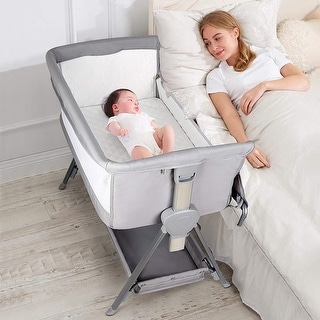 Baby Bassinet,RONBEI Bedside Sleeper,Baby Bed to Bed,Babies Crib