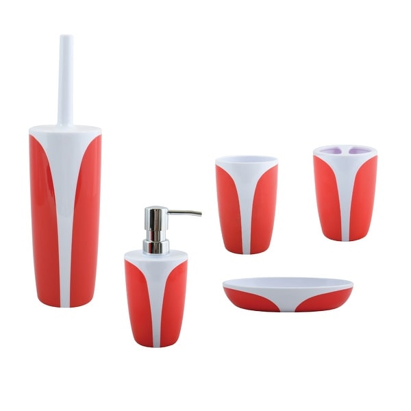 toilet brush red