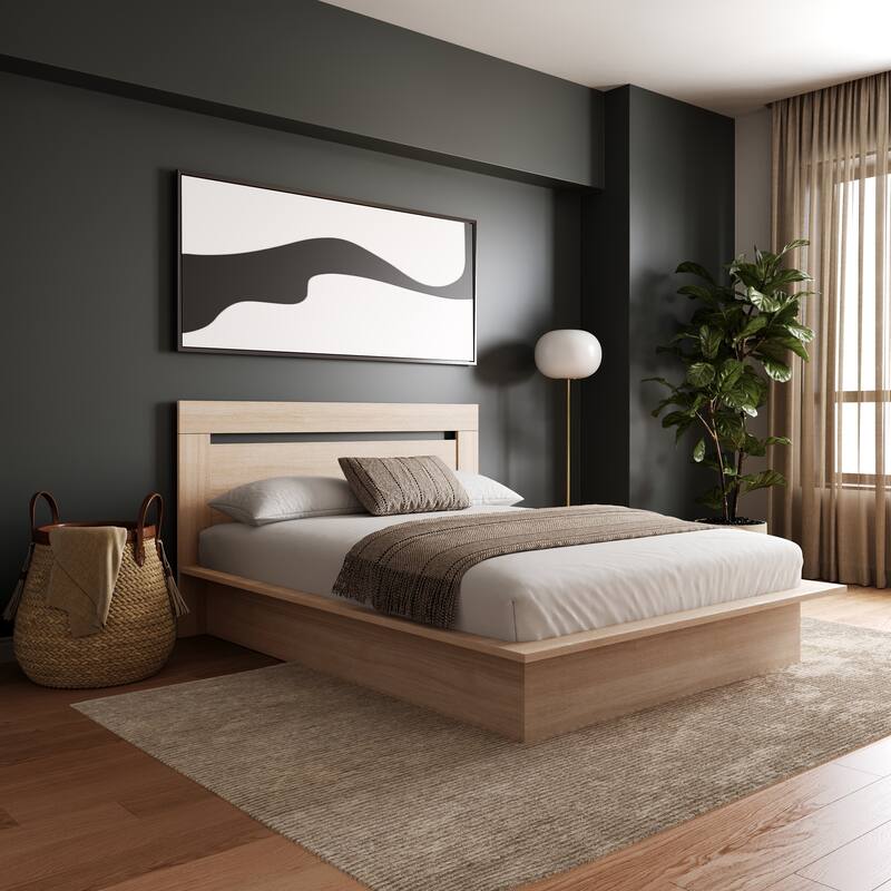 Malibu Platform Bed with Headboard
