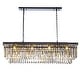 preview thumbnail 6 of 5, 12-Light Glam Fringe Crystal Chandelier for Dining Room