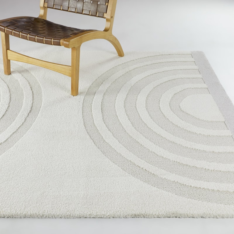 Ira Rainbow Boarder Area Rug