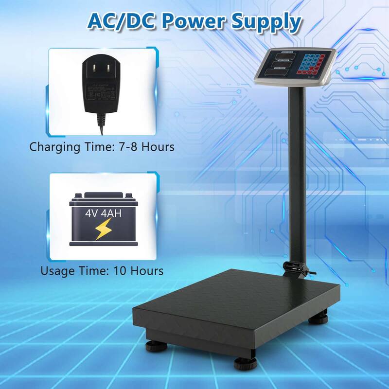 Computing Digital Platform Scale with Price Calculator LB/KG Unit - See Details