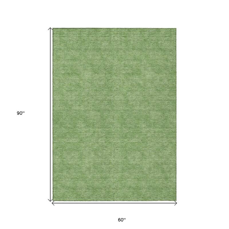 HomeRoots Geometric Transitional Rectangle Outdoor Rug