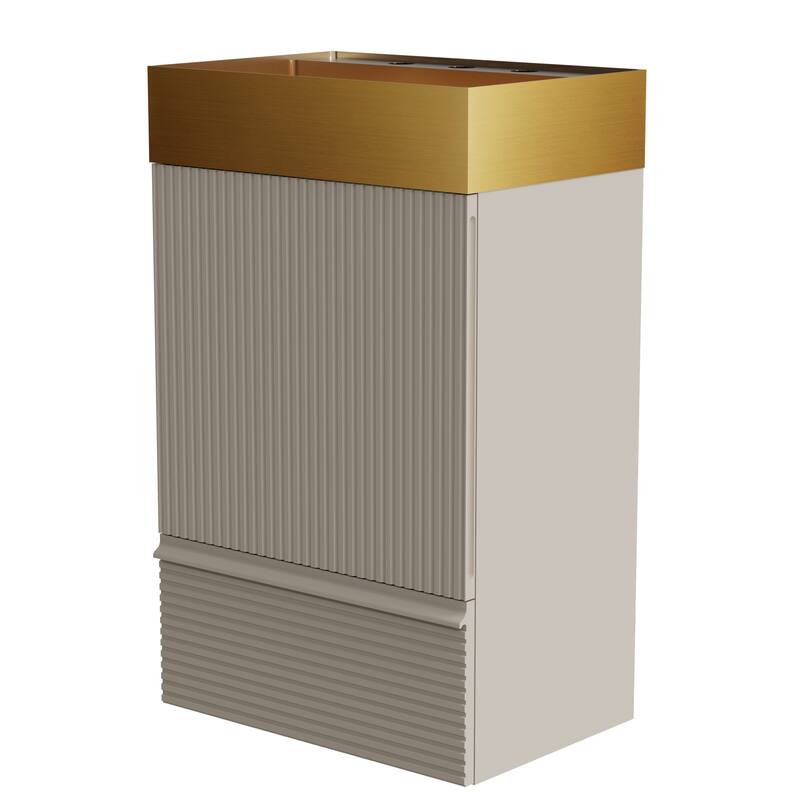 20"Bathroom Vanity with Stainless Steel Sink