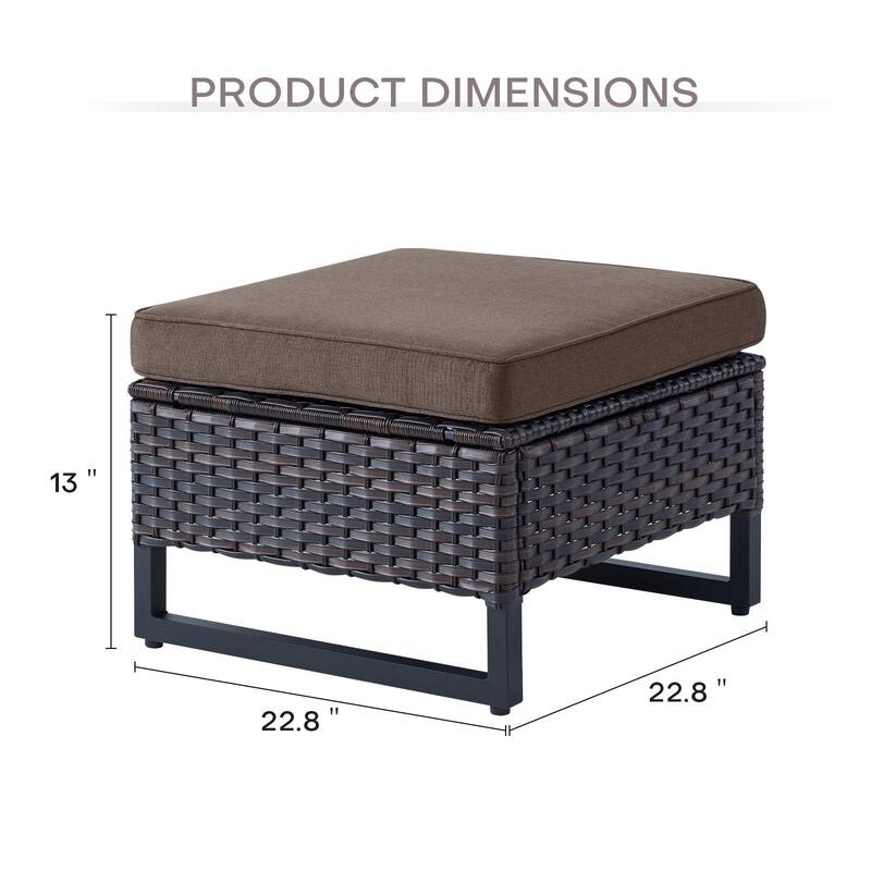 9 Pieces Patio Sofa, Swivel Chair, Club Chair Table Set