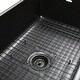 preview thumbnail 3 of 3, SinkSense Wren Matte Black 27" x 15" Kitchen Sink Bottom Grid