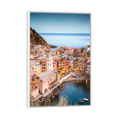 iCanvas "Vernazza, Cinque Terre, Italy II" by Matteo Colombo Framed Canvas Print