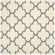 preview thumbnail 56 of 99, SAFAVIEH Montreal Shag Sadia 2-inch Thick Rug 6'7" Square - Ivory/Grey - Square