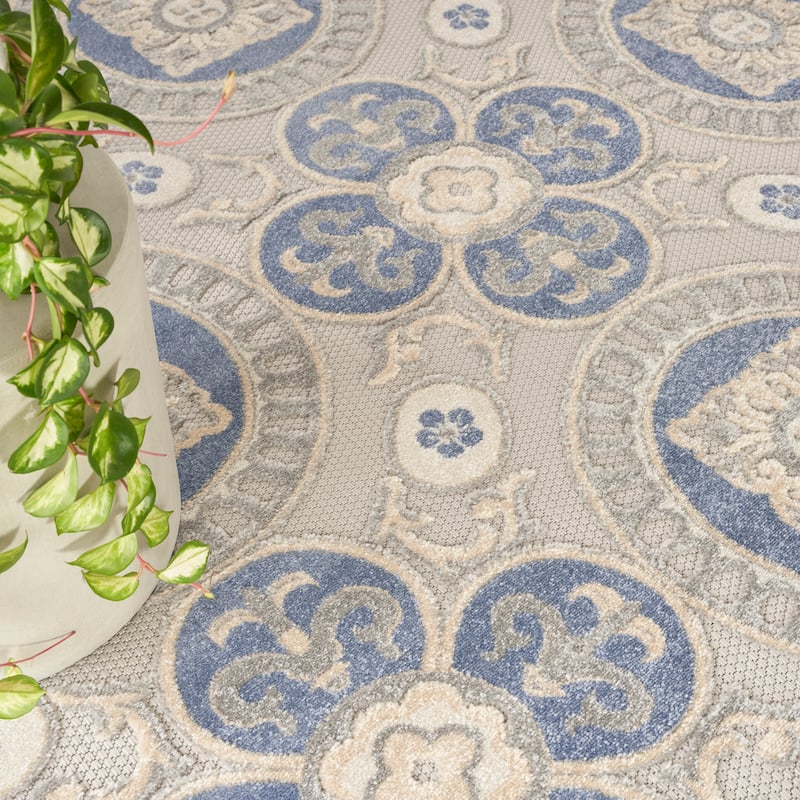 Nourison Aloha Indoor/outdoor Geometric Area Rug