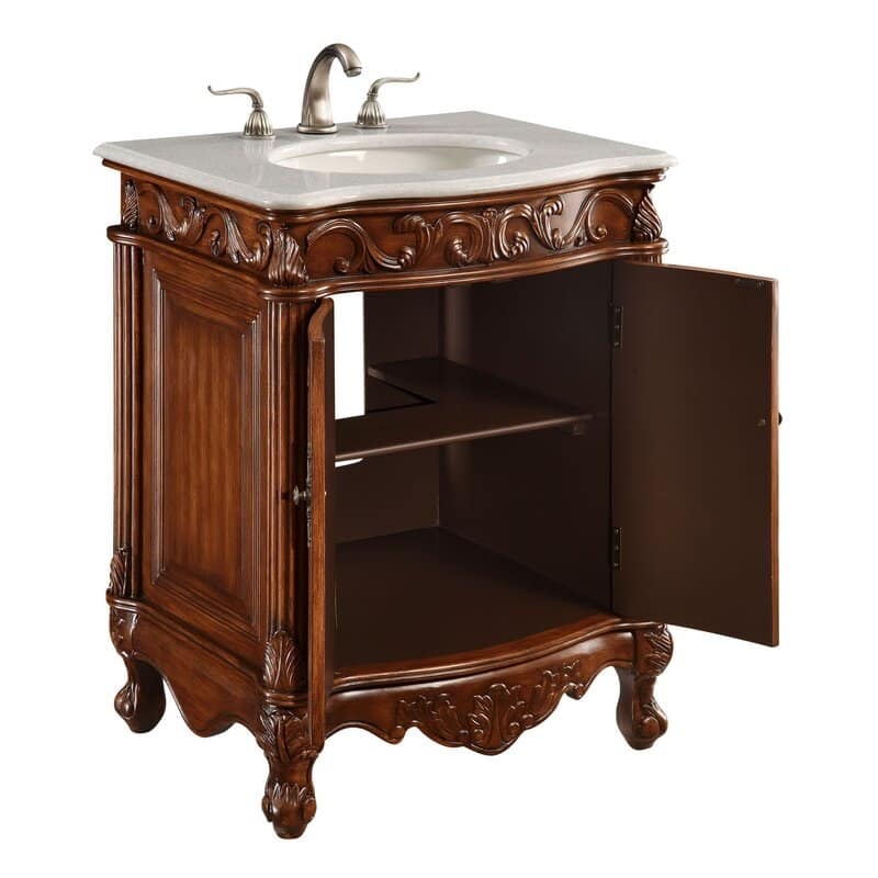 Traditional Single Bathroom Vanity Sink