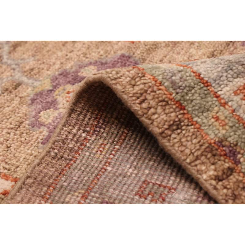 ECARPETGALLERY Hand-knotted Jules Serapi Brown Wool Rug - 7'10 x 9'9