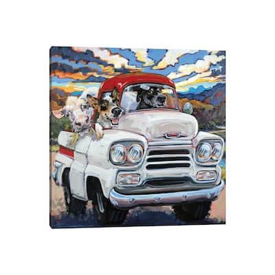 iCanvas "Cattle Drive" by CR Townsend Canvas Print