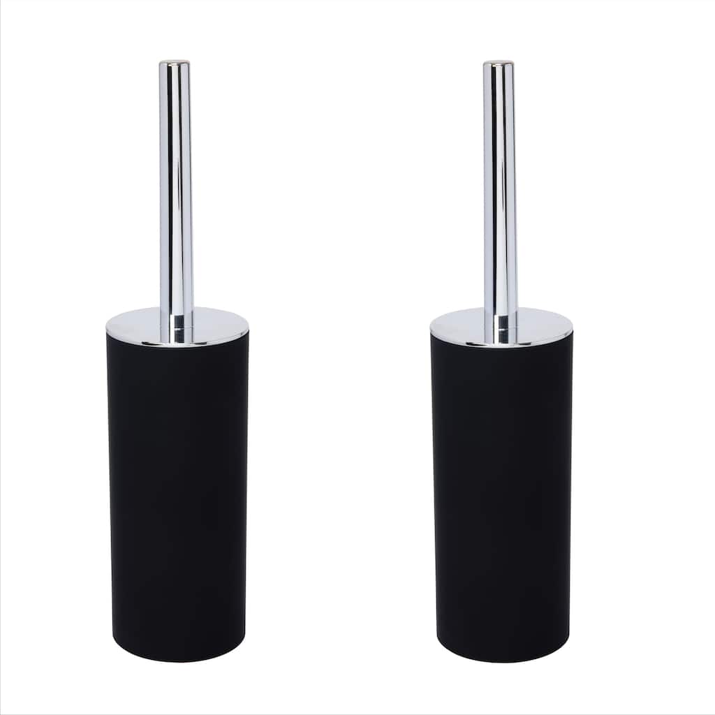Bath Bliss 2 Pack Soft Touch Toilet Brush Set