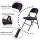 preview thumbnail 4 of 7, Taomika 5-Piece Black Folding Game Room Card Table and Steel Chairs Set