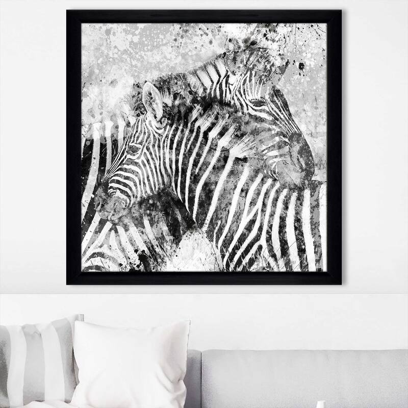 "Zebra Pair" by Carol Robinson Print on Acrylic