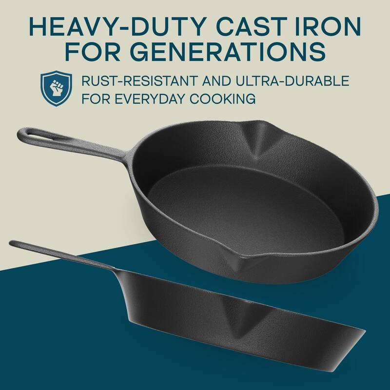 Gibson Home General Store Addlestone Cast Iron Fry Pan