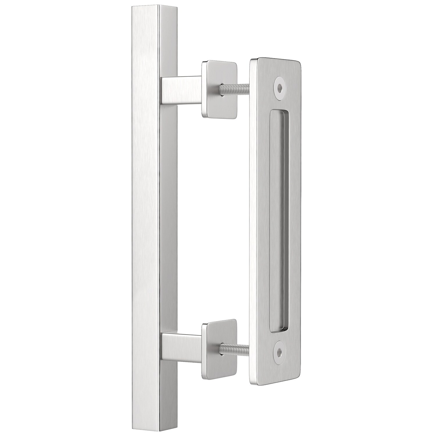 Stainless Steel Flush Pull Handle Set for Sliding Barn Door Hardware Stainless Steel Flush Pull Handle Set for Sliding Barn Door Hardware