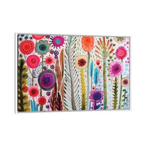 iCanvas "Printemps II" by Sylvie Demers Framed Canvas Print