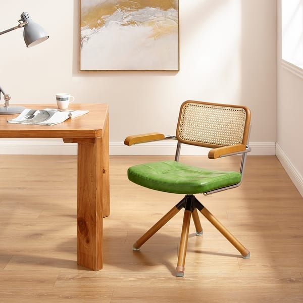 Art Leon Swivel Upholstered Accent Arm Chair