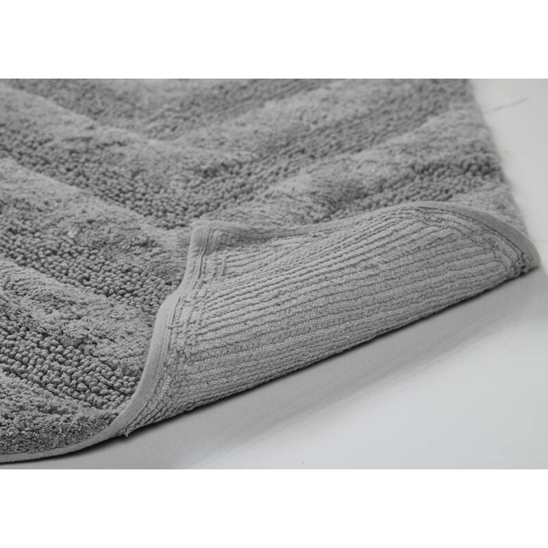 Better Trends Bathroom Rug Set 100% Cotton Tufted Water Absorbent Bath Rug for Shower, Sink Mats Machine Wash Hugo Collection