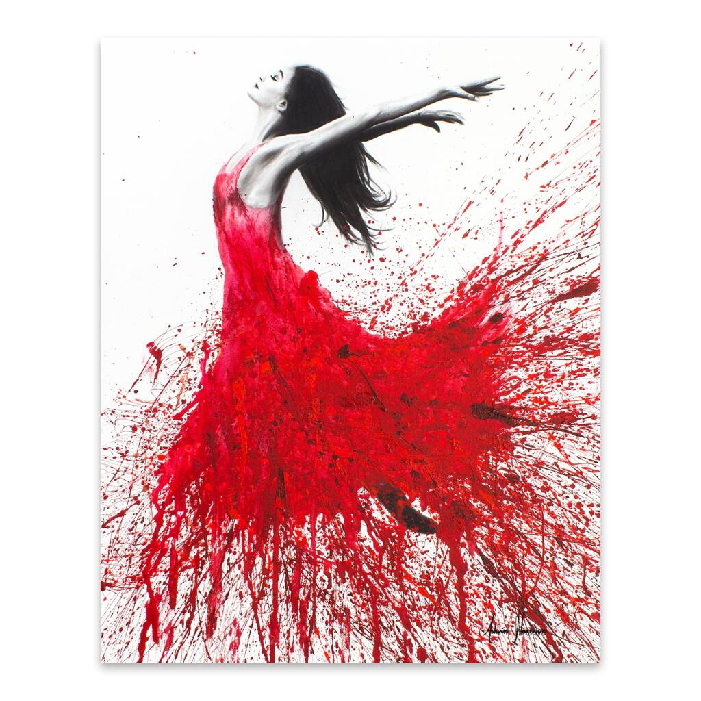 Ballerina Ballet Ballet Dancer Dancing Metal Wall Art Print