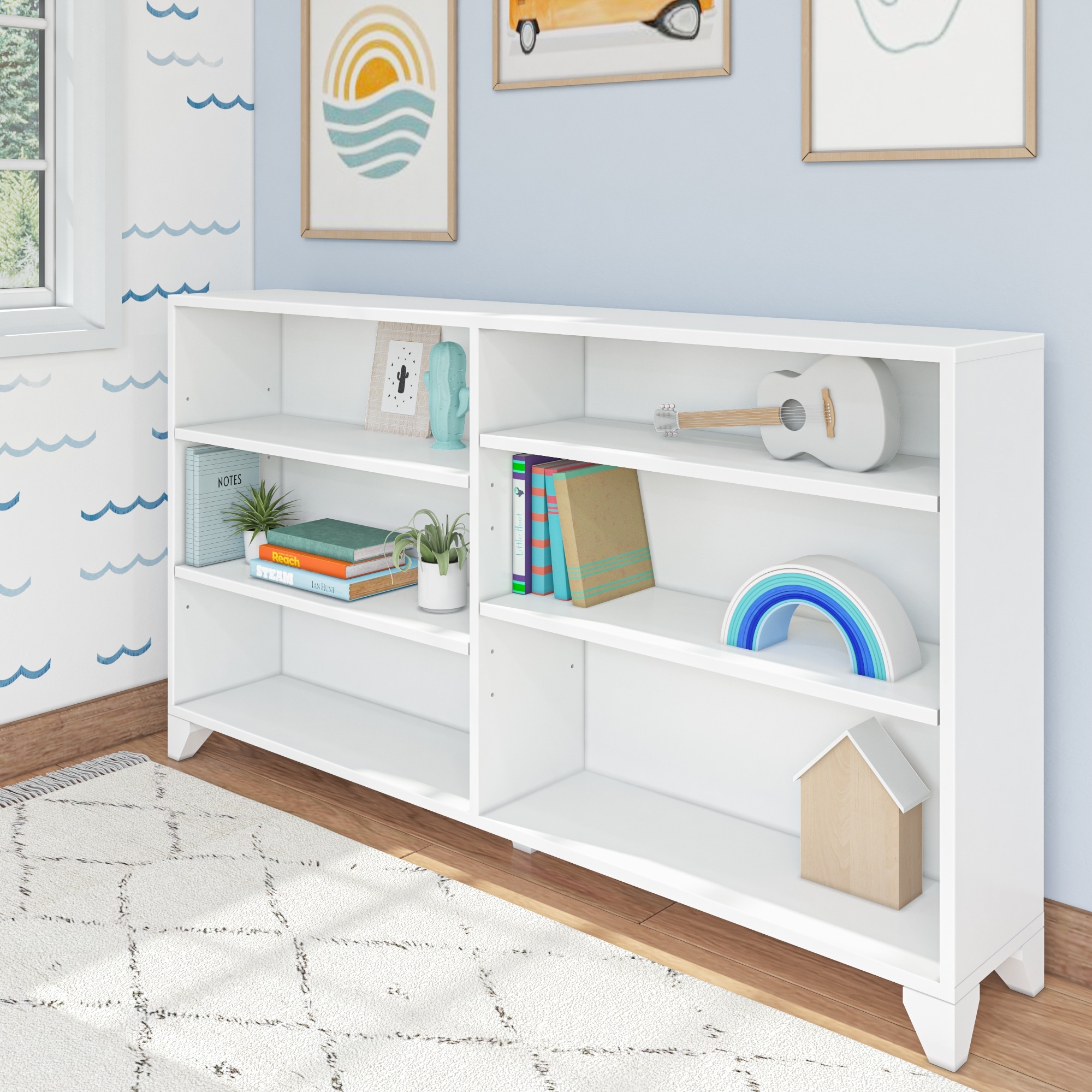 Classic 6-Shelf Bookcase - On Sale - Overstock - 39201413