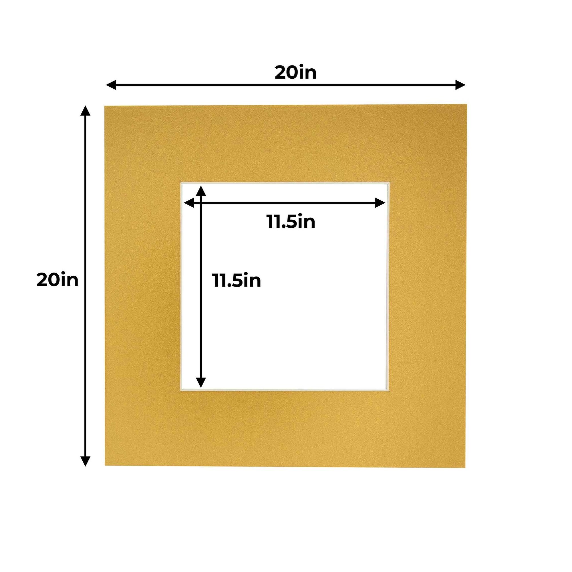  8x10 Mat for 16x20 Frame - Precut Mat Board Acid