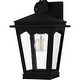 preview thumbnail 1 of 3, Earth Black Outdoor Wall Lantern from the Huck Collection Earth Black