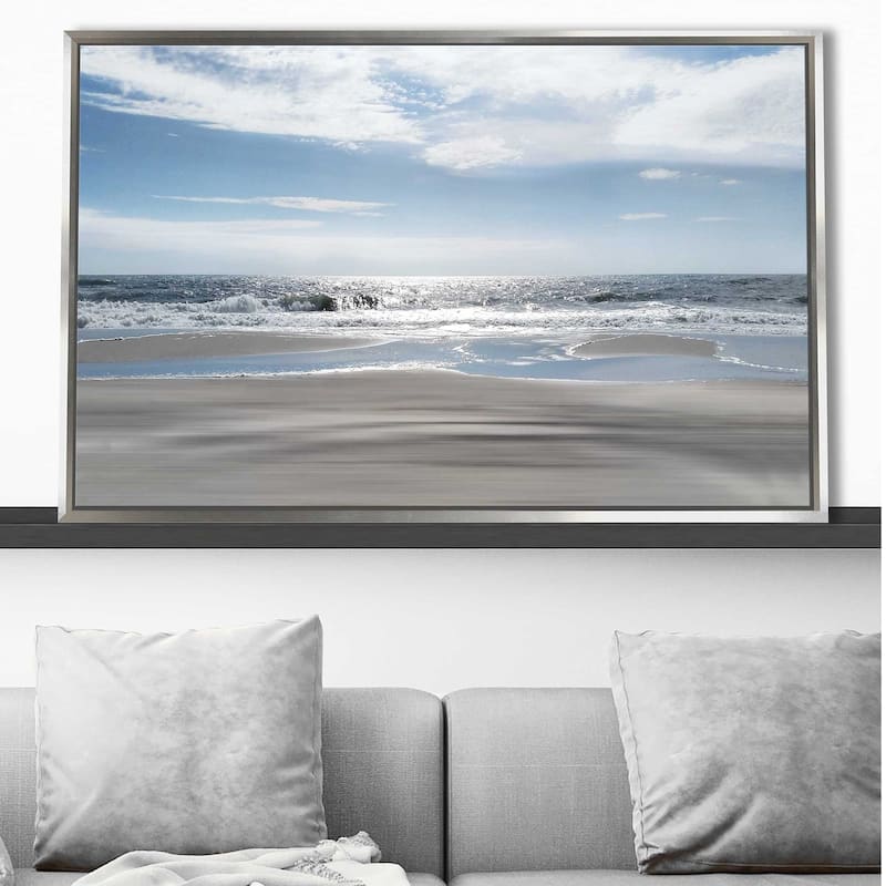 "Beach Bliss" by Ruane Manning Print on Floating Canvas