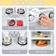 preview thumbnail 4 of 4, Kids Kitchen Play Set Pretend Wooden Play Kitchen with Ice Dispenser