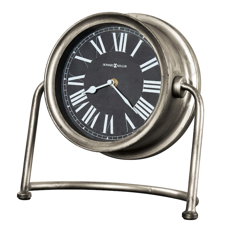 Howard Miller Senna Mantel Clock - Antique Silver