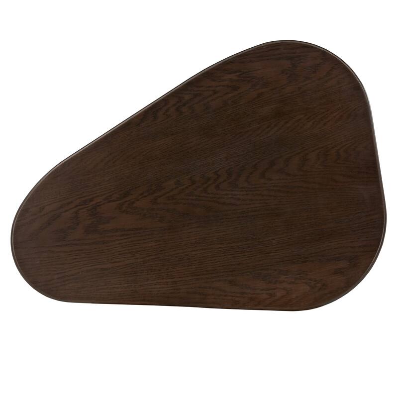 Tirana Wood Finish Teardrop Nesting Coffee Tables by iNSPIRE Q Modern