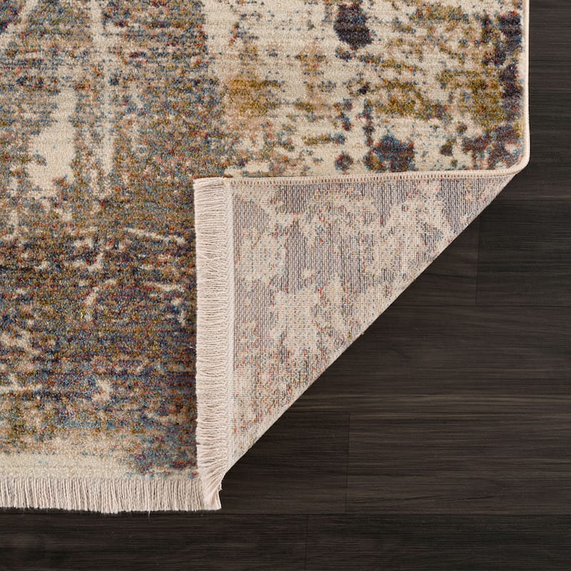 Sevita Modern Distressed Abstract Area Rug