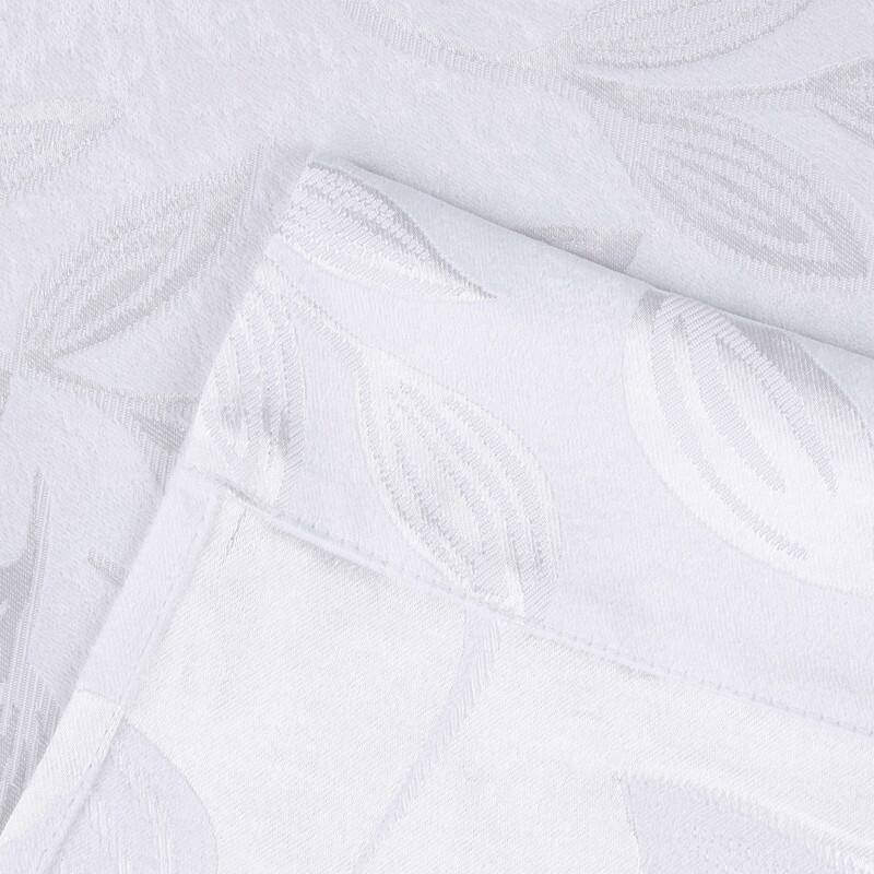 Superior Leaves Machine Washable Room Darkening Grommet With Ties Blackout Curtains, Set of 2