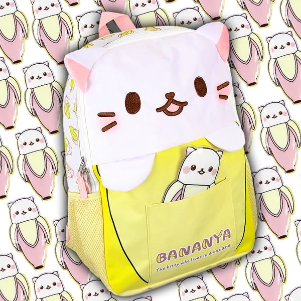 cartoon anime niko kitten backpack ISaikoy My Deer Friend Nokotan Bookbag Daypack School Bag 1 Pretty Neko School Ita Backpack
