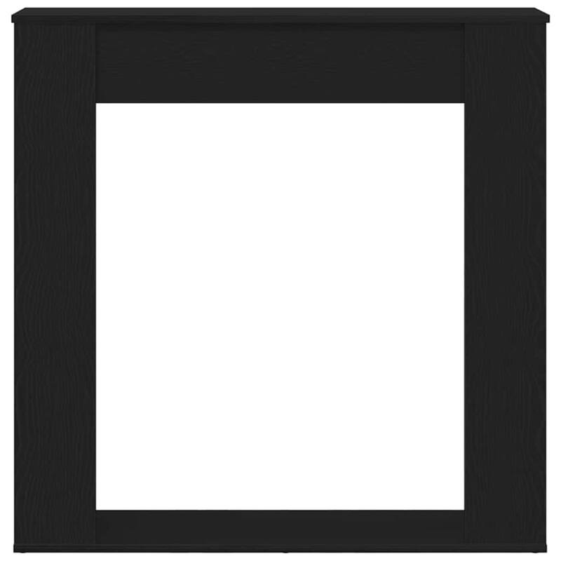 vidaXL Fireplace Surround 39.4x7.9x39.4" Engineered Wood