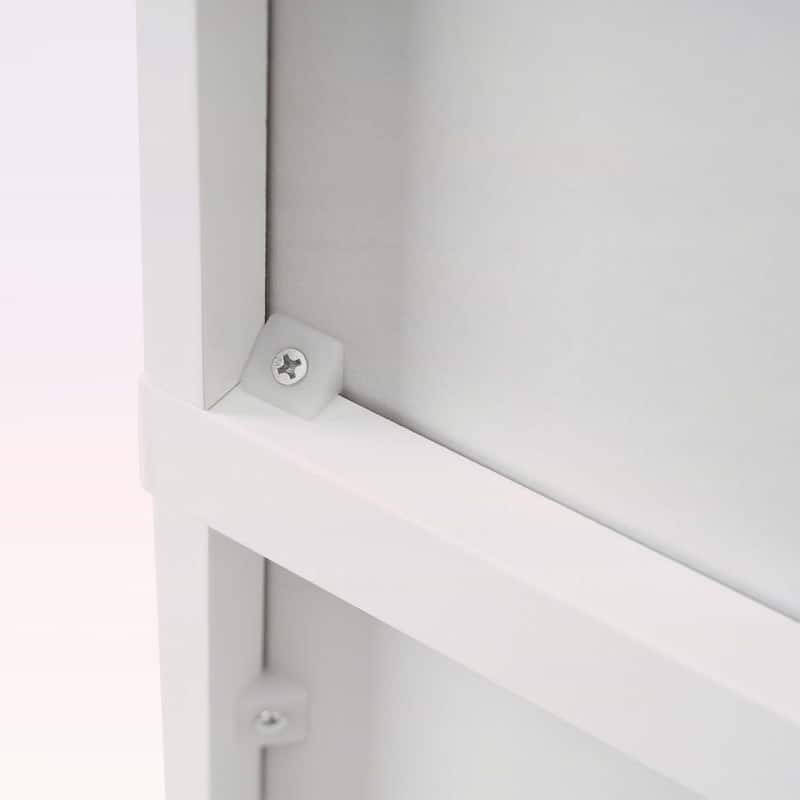 Modern High Freestanding Tall Bathroom Cabinet with 2 Adjustable Shelves,3 Drawers